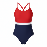 RED and Blue Swimsuit