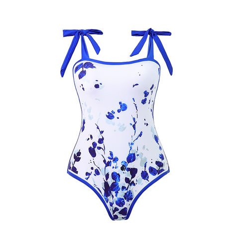 Blue Leaf cosume with sarong
