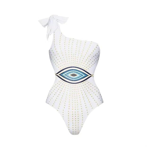 Evil Eye Monokini with Sarong