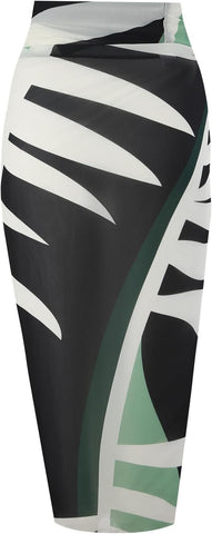 Beachdiva - Black_swimwear with Sarong