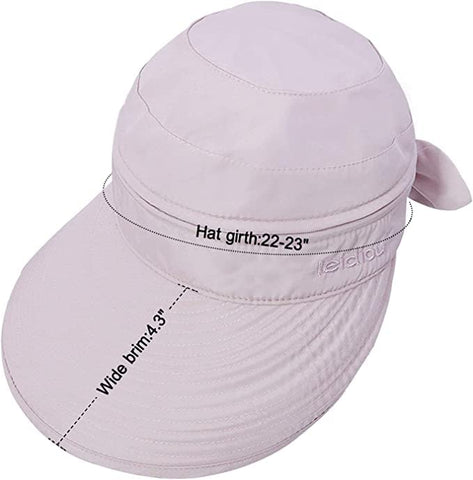 Large Brim Sun Hat Summer UV Protection for beach Thin Hat 2 in 1 Beach Sun Hat (Copy)