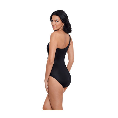 Black Net Cut out Swimwear