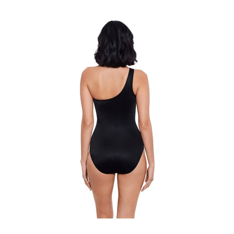 Black Net Cut out Swimwear