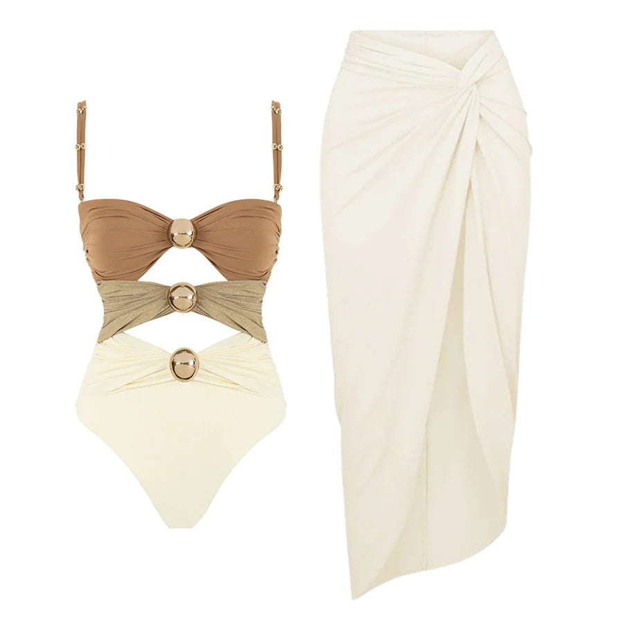 3 Botton Nude Colour Swimwea