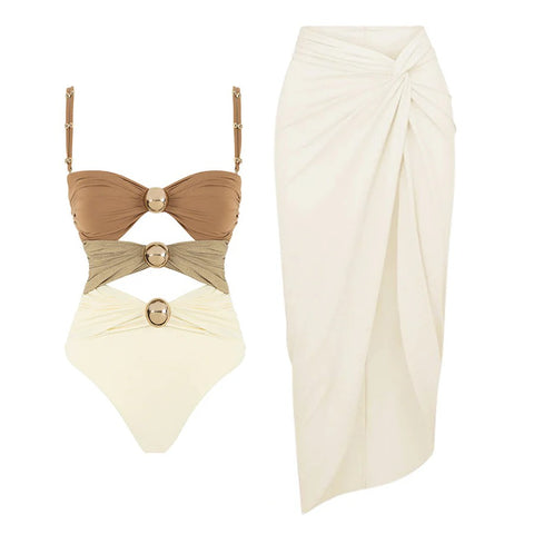 3 Botton Nude Colour Swimwea