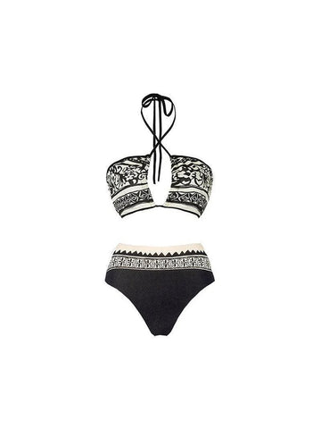 Black and white bikini with Cover up