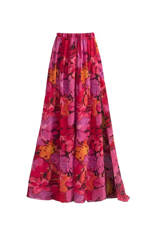 Beachdiva's  Premium_starfish_Flower Swimwear with Sarong Skirt