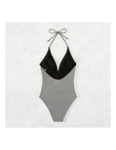 Silver party wear Swimwear